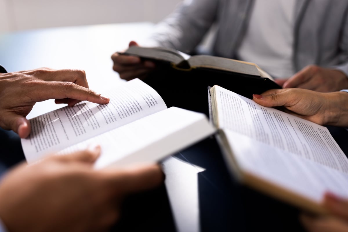 Men in Bible study